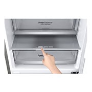 LG ﻿Kombinovaná chladnička | A | Hrubý objem 419 l | 110 kWh/rok | LG Lineární invertorový kompresor | LG Total No Frost | DoorCooling+™ | Vnitřní LED displej | Smart Diagnosis™, GBB92STBAP