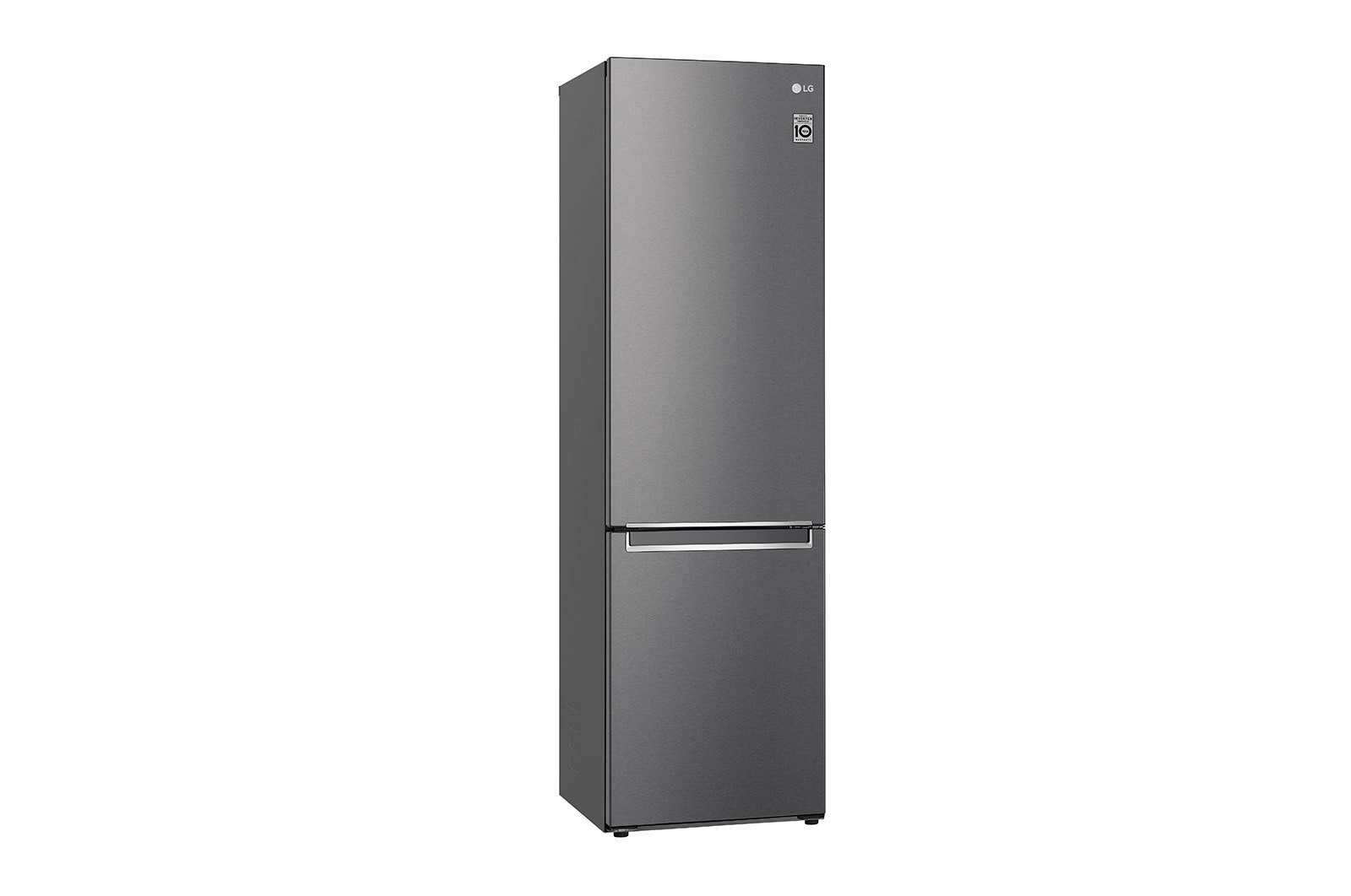 LG 384L DoorCooling+™ Kombinovaná chladnička, Černá/šedá, GBP62DSNCN1