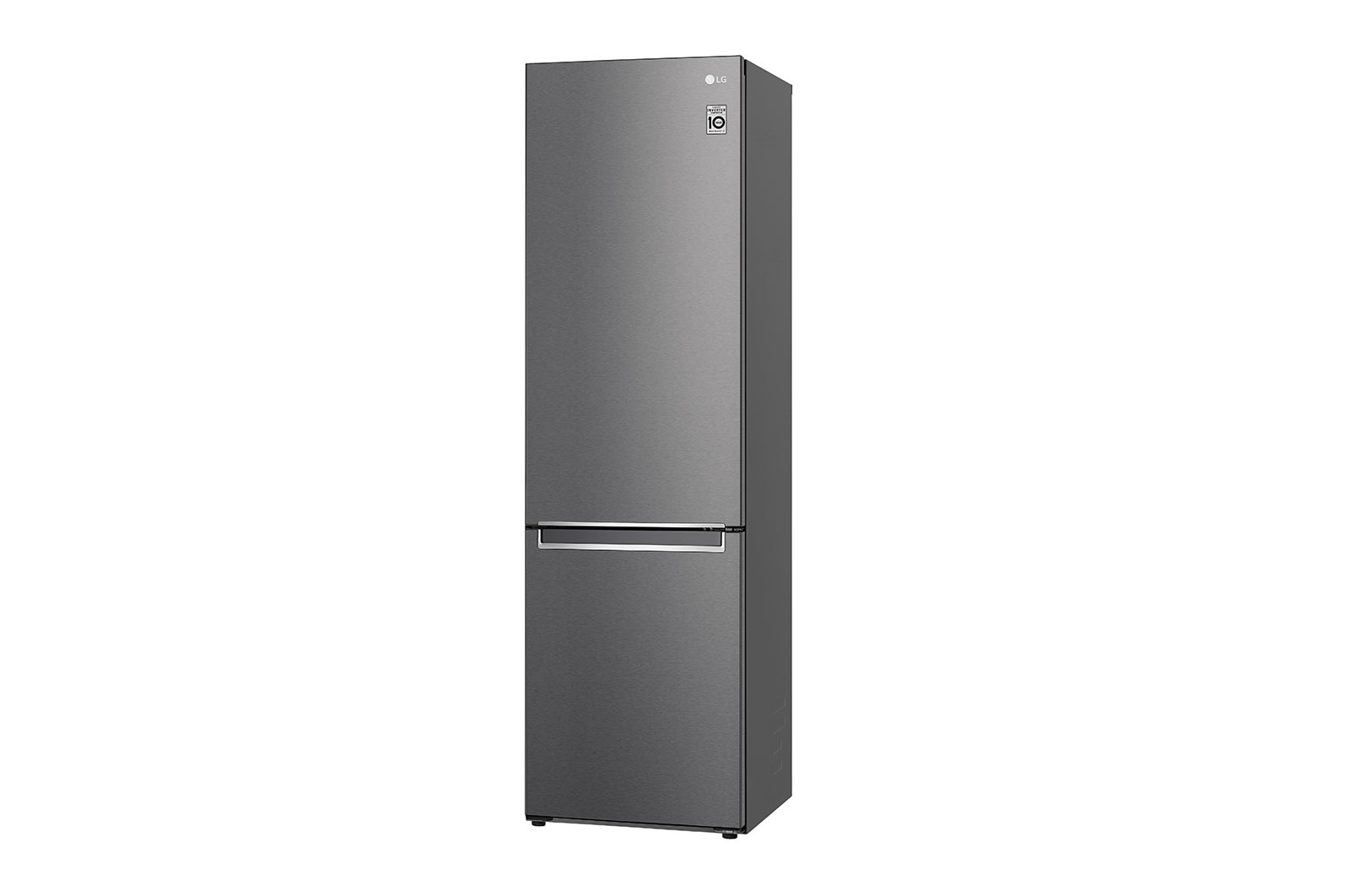 LG 384L DoorCooling+™ Kombinovaná chladnička, Černá/šedá, GBP62DSNCN1