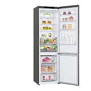 LG 384L DoorCooling+™ Kombinovaná chladnička, Černá/šedá, GBP62DSNCN1