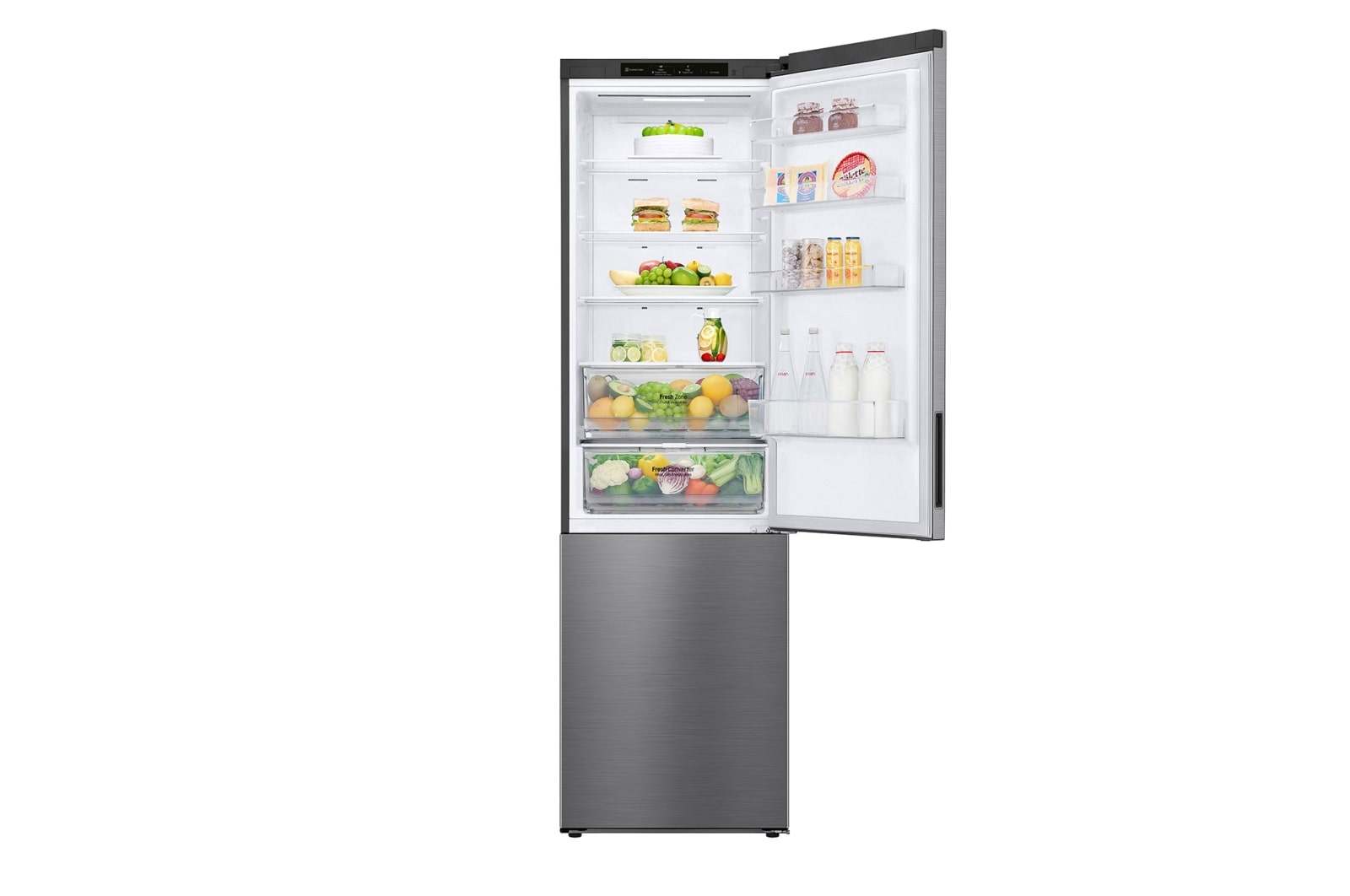 LG Kombinovaná chladnička LG | B | 384 l | Lineární kompresor | DoorCooling+™, GBP62PZTBC