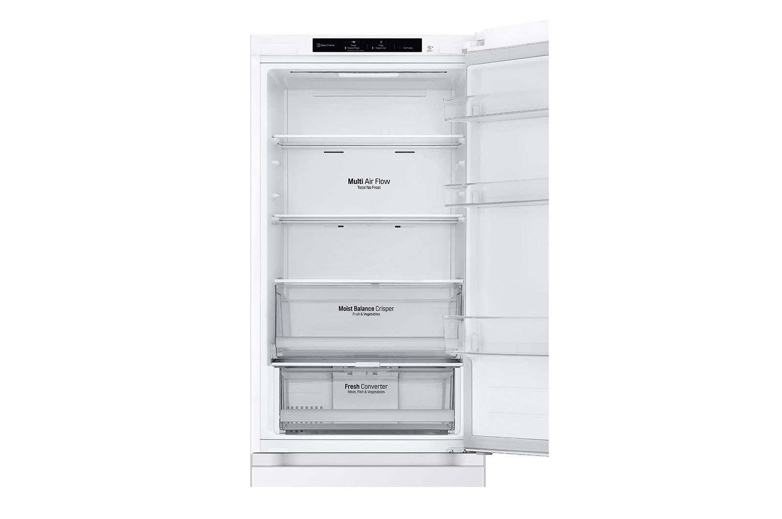 LG Kombinovaná chladnička LG | C | 344 l | Smart Invertorový kompresor | DoorCooling+™, GBV3100CSW