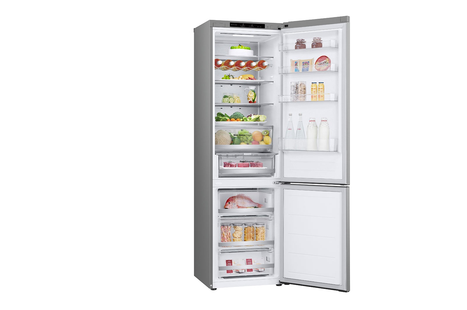 LG Kombinovaná chladnička LG | C | 387 l | Smart Invertorový kompresor | DoorCooling+™, GBV5240CPY