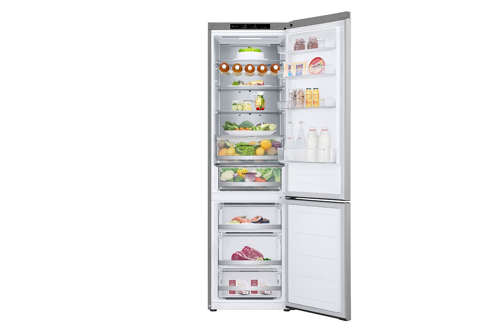 LG Kombinovaná chladnička LG | C | 387 l | Smart Invertorový kompresor | DoorCooling+™, GBV5240CPY