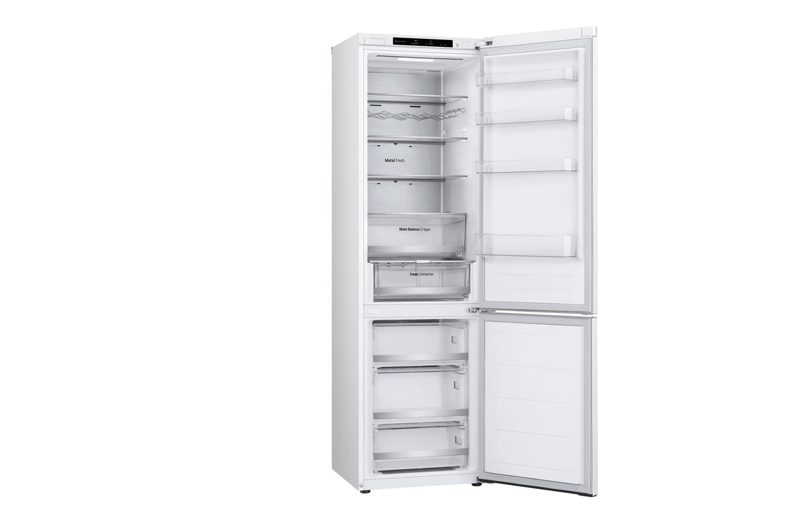 LG Kombinovaná chladnička LG | C | 387 l | Smart Invertorový kompresor | DoorCooling+™, GBV5240CSW