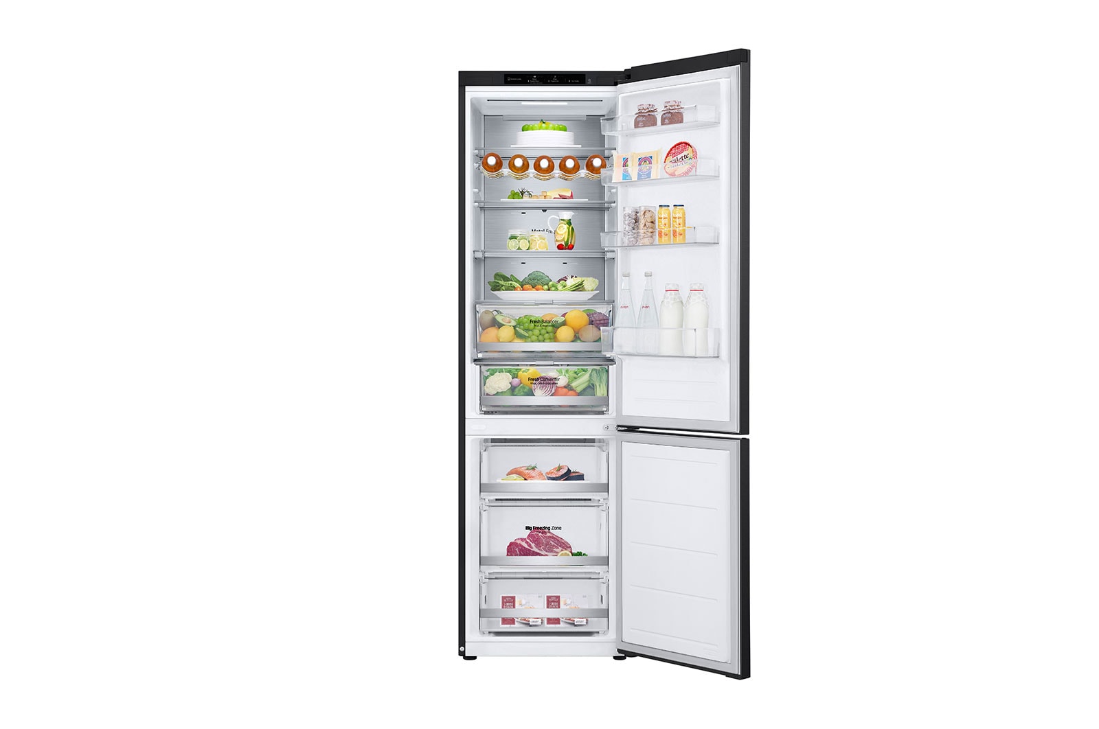 LG Kombinovaná chladnička LG | C | 387 l | Smart Invertorový kompresor | DoorCooling+™, GBV7280CEV