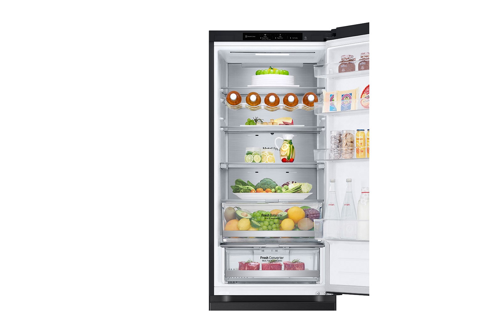 LG Kombinovaná chladnička LG | C | 387 l | Smart Invertorový kompresor | DoorCooling+™, GBV7280CEV