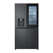LG Americká chladnička LG | E | 638 l | Lineární kompresor | InstaView™, pohled zepředu na obsah chladničky s aktivním prosvícením, GMG960EVEE