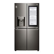 LG InstaView Door-in-Door™ | A+| Hrubý objem 705 l | 470 kWh/rok | LG Lineární invertorový kompresor | LG Total No Frost | Multi-Air Flow™ | Nápojový automat | Pure N Fresh™ | ThinQ™ + WiFi, GMX936SBHV