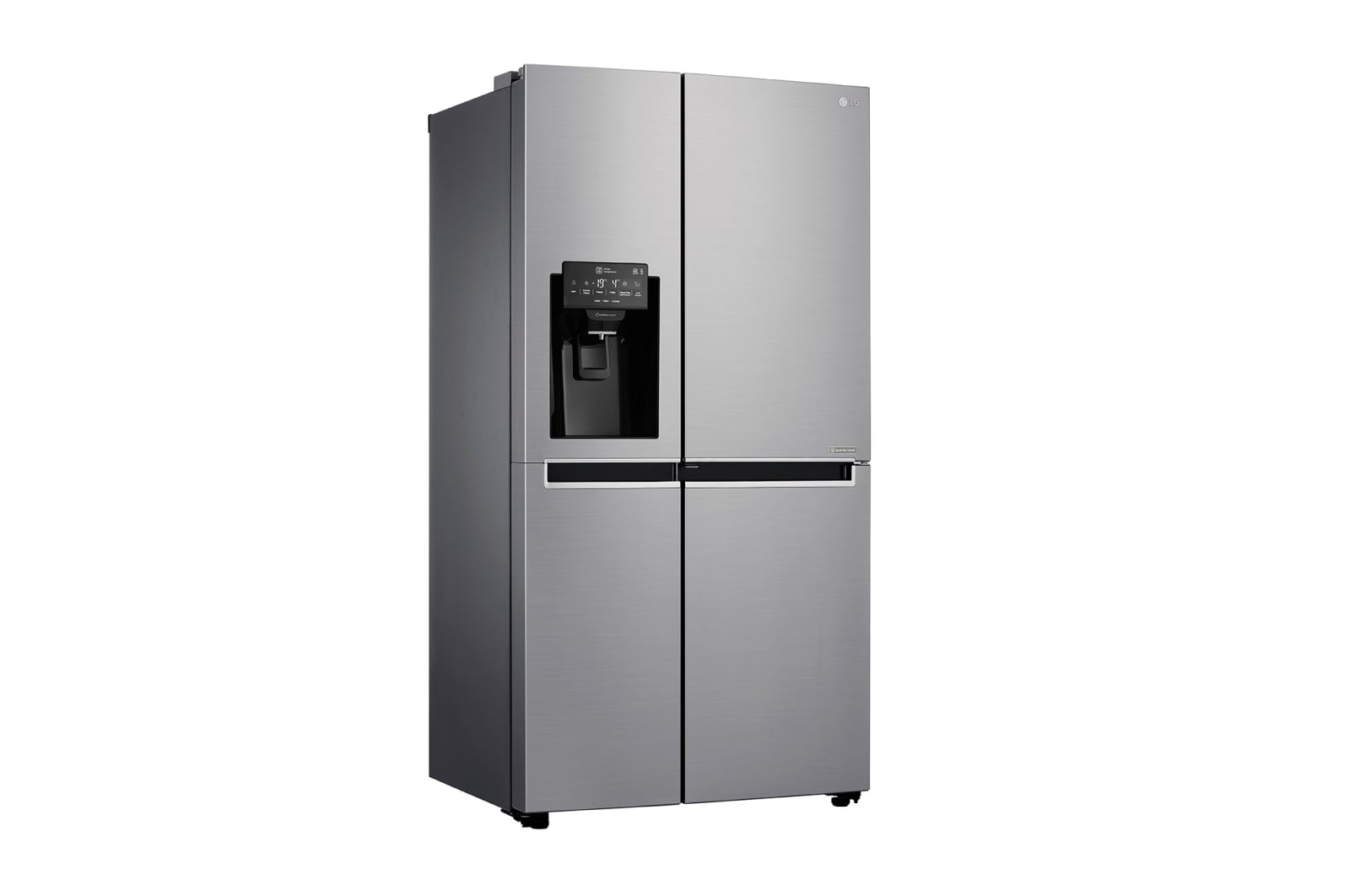 LG Americká chladnička LG | Door-in-Door™ | F | Hrubý objem 668 l | 431 kWh/rok | Lineární invertorový kompresor | Total No Frost | Multi-Air Flow™ | Vnější LED displej | Nápojový automat, GSJ760PZUZ