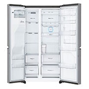 LG Americká chladnička | Door-in-Door™ | F | Hrubý objem 675 l | 431 kWh/rok | LG Lineární invertorový kompresor | LG Total No Frost | Multi-Air Flow™ | Vnější LED displej | Nápojový automat | Pure N Fresh™ | ThinQ™ + WiFi, GSJ960PZVZ