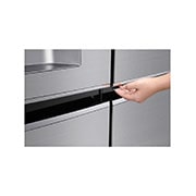 LG Americká chladnička | Door-in-Door™ | F | Hrubý objem 675 l | 431 kWh/rok | LG Lineární invertorový kompresor | LG Total No Frost | Multi-Air Flow™ | Vnější LED displej | Nápojový automat | Pure N Fresh™ | ThinQ™ + WiFi, GSJ960PZVZ