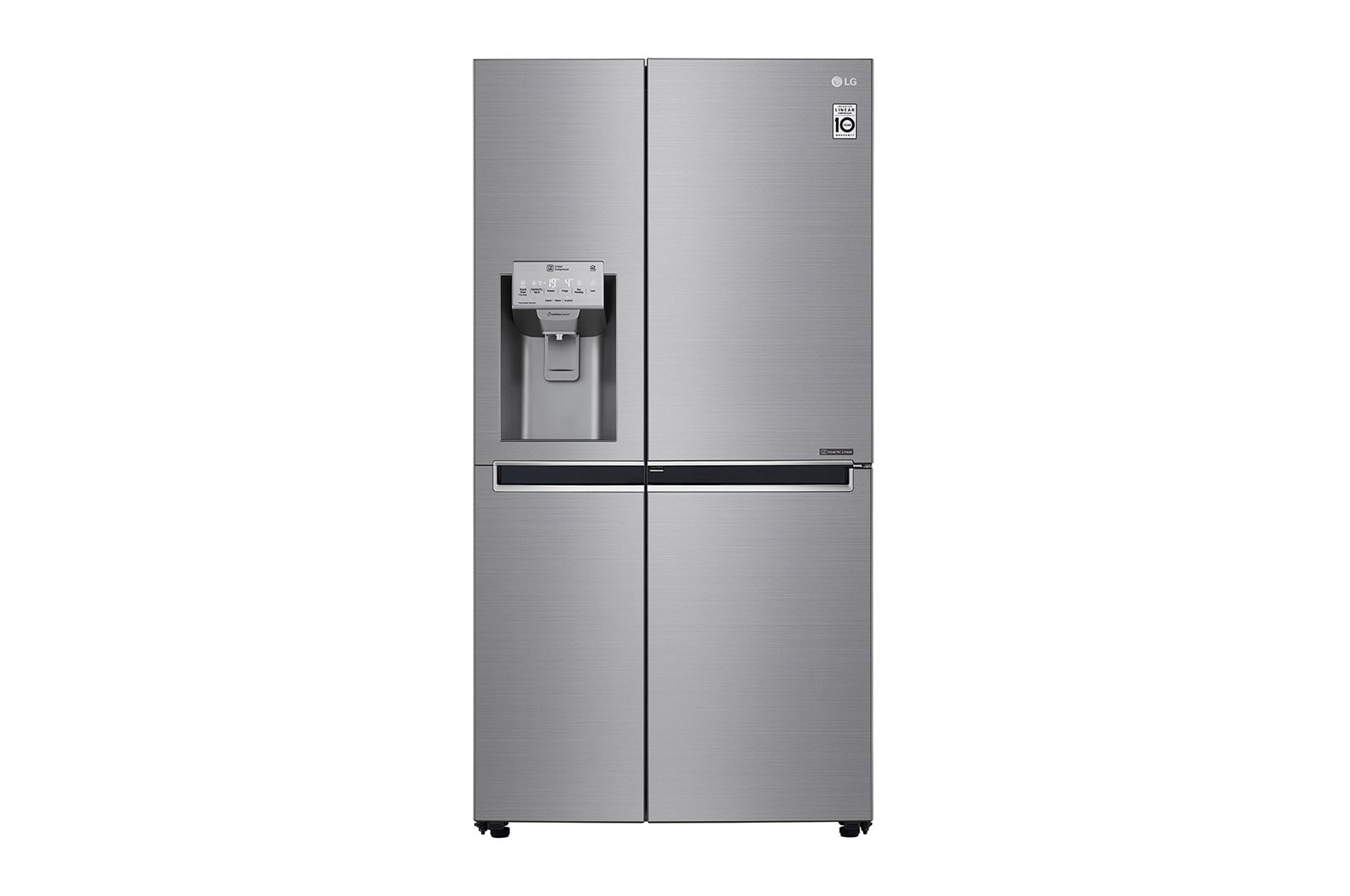 LG Americká chladnička | Door-in-Door™ | F | Hrubý objem 675 l | 431 kWh/rok | LG Lineární invertorový kompresor | LG Total No Frost | Multi-Air Flow™ | Vnější LED displej | Nápojový automat | Pure N Fresh™ | ThinQ™ + WiFi, GSJ960PZVZ