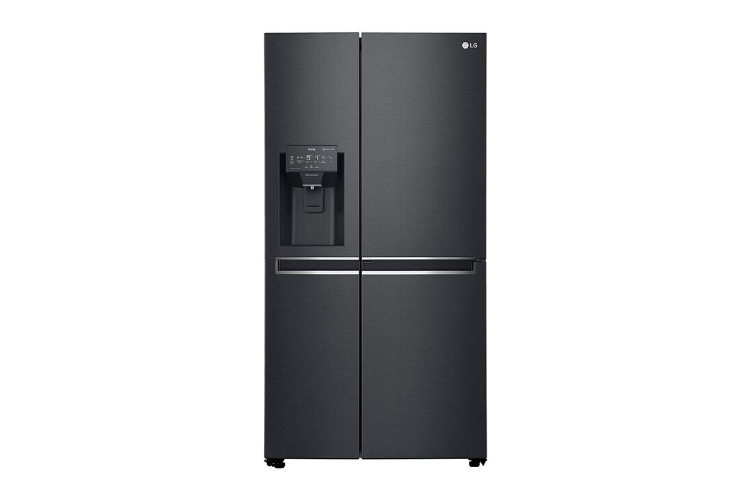 LG Americká chladnička LG | E (v rozsahu A až G) | Hrubý objem 688 l | 345 kWh/rok | Lineární kompresor | Multi Air Flow | Door-in-Door™ | Door cooling | Pure N Fresh, GSJ961MCCZ