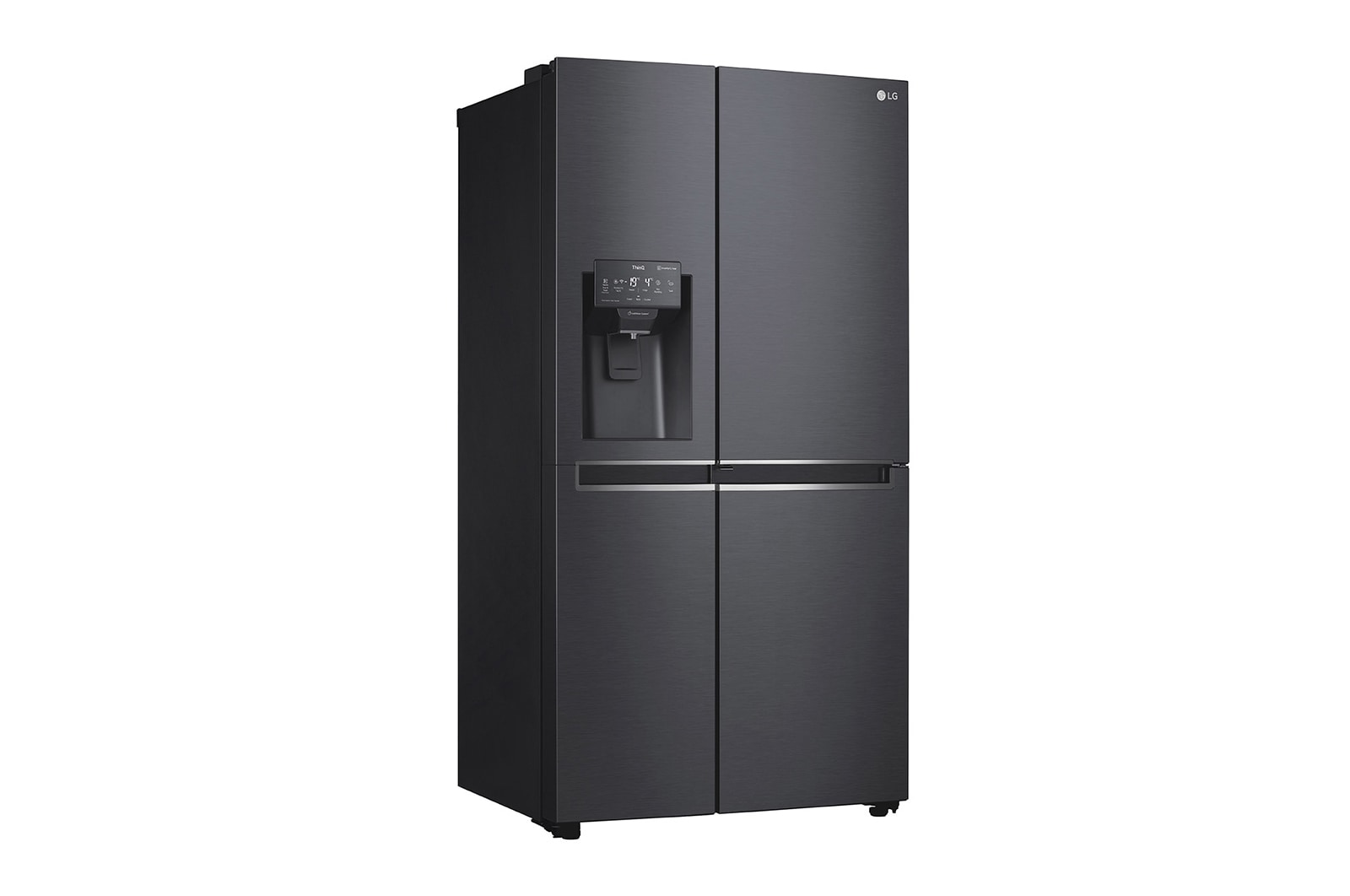 LG Americká chladnička LG | E (v rozsahu A až G) | Hrubý objem 688 l | 345 kWh/rok | Lineární kompresor | Multi Air Flow | Door-in-Door™ | Door cooling | Pure N Fresh, GSJ961MCCZ