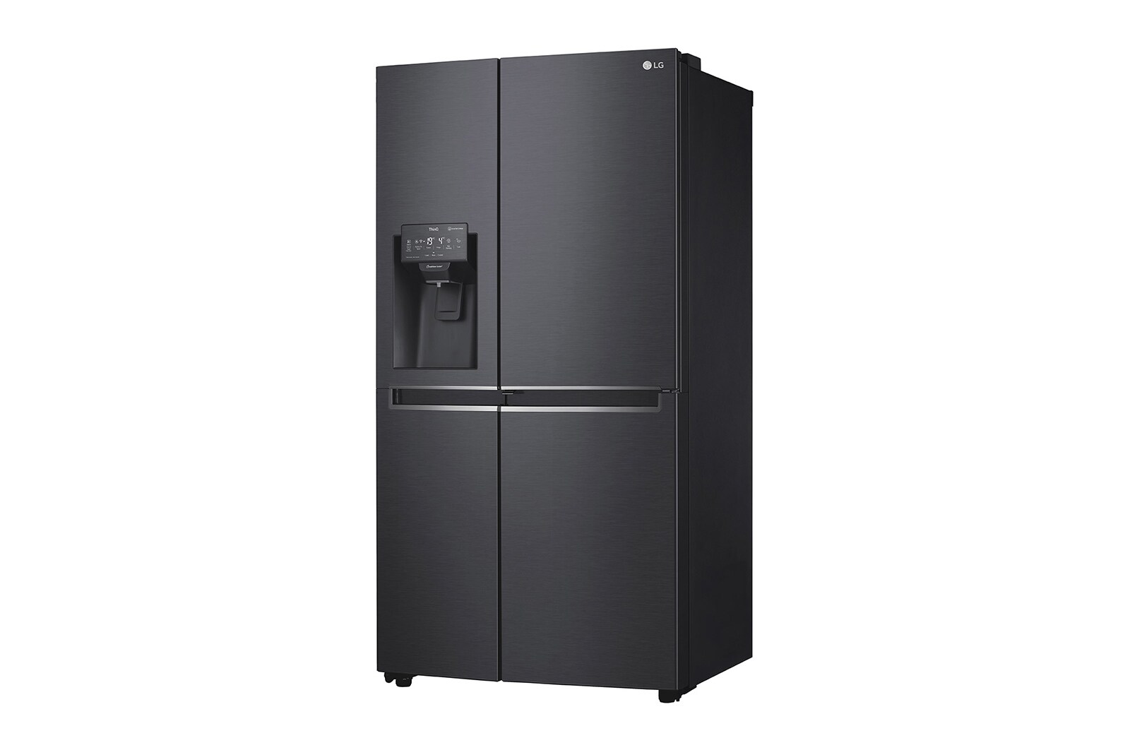 LG Americká chladnička LG | E (v rozsahu A až G) | Hrubý objem 688 l | 345 kWh/rok | Lineární kompresor | Multi Air Flow | Door-in-Door™ | Door cooling | Pure N Fresh, GSJ961MCCZ