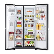 LG Americká chladnička LG | E | 635 l | DoorCooling+™ | Door-in-Door™, GSJV91MCAE