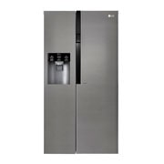 LG Americká chladnička LG | F | Hrubý objem 663 l | 419 kWh/rok | Lineární invertorový kompresor | Total No Frost | Multi-Air Flow™ | Vnější LED displej | Nápojový automat, GSL360ICEV