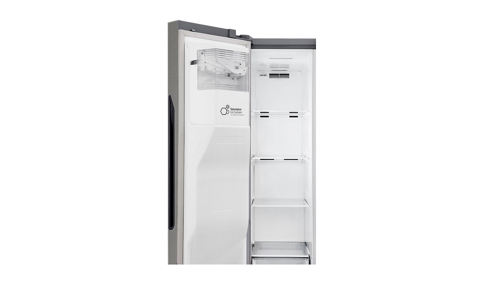 LG Americká chladnička LG | F | Hrubý objem 663 l | 419 kWh/rok | Lineární invertorový kompresor | Total No Frost | Multi-Air Flow™ | Vnější LED displej | Nápojový automat, GSL360ICEV