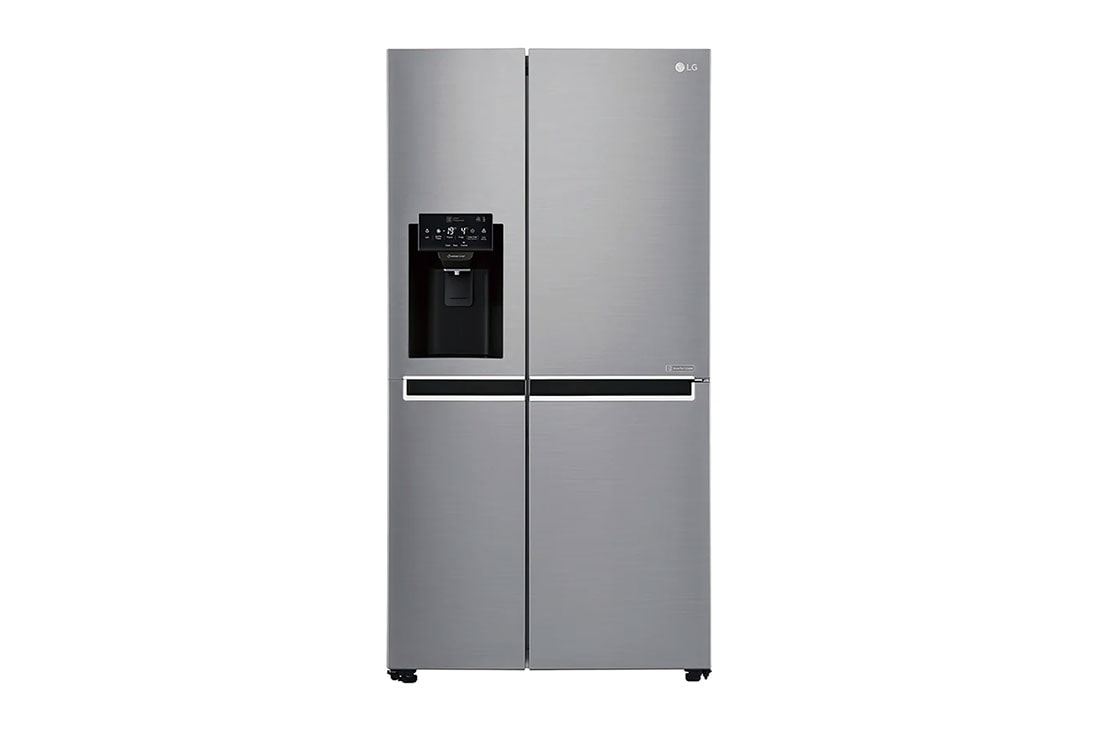 LG Americká chladnička | F | Hrubý objem 668 l | 431 kWh/rok | LG Lineární invertorový kompresor | LG Total No Frost | Multi-Air Flow™ | Vnější LED displej | Nápojový automat, GSL760PZUZ