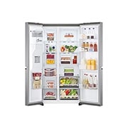 LG Americká chladnička LG | E | 635 l | Lineární kompresor | Multi Air Flow, GSLV50PZXE