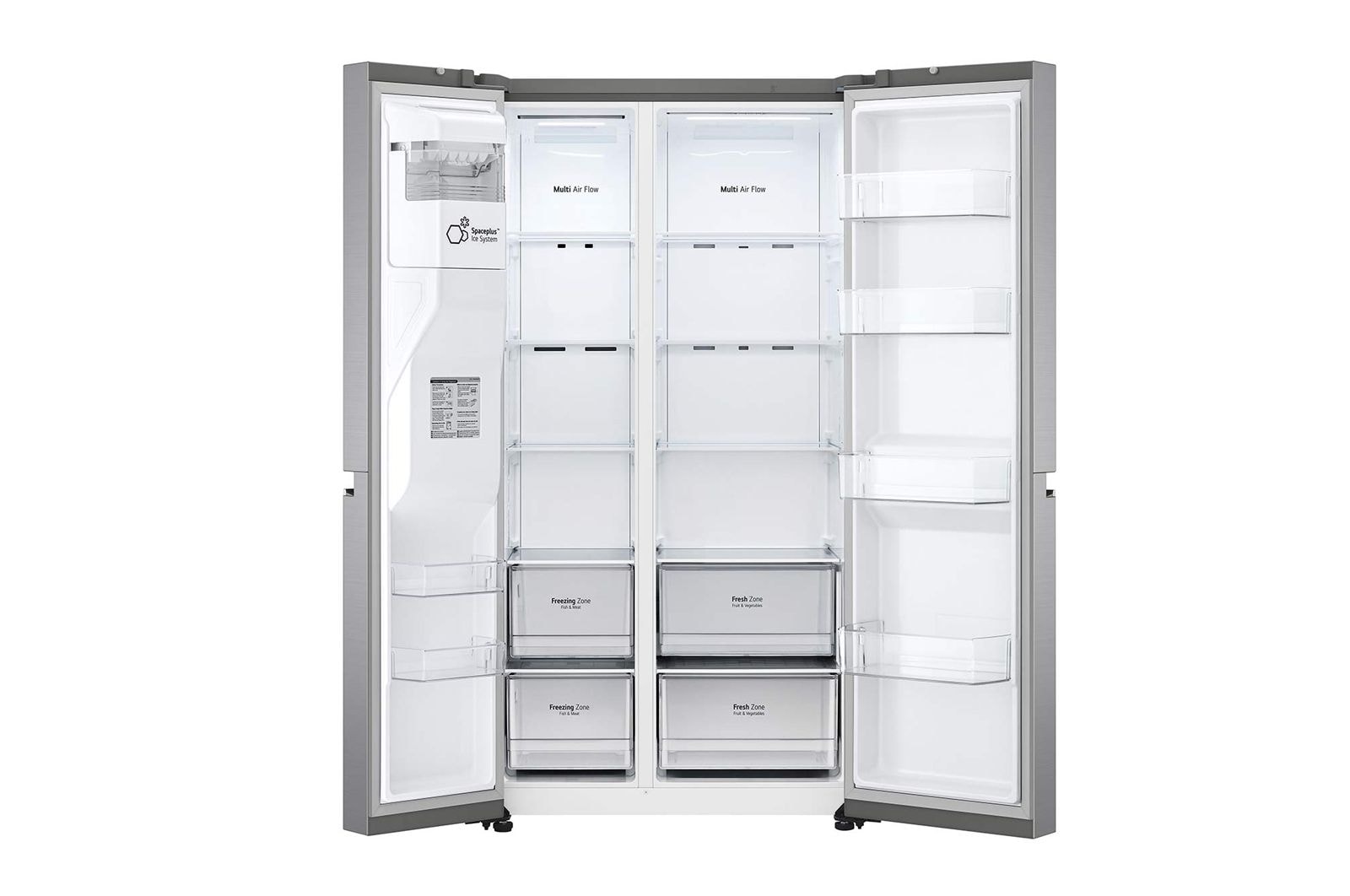 LG Americká chladnička LG | D | 635 l | Lineární kompresor | DoorCooling+, GSLV70PZTD