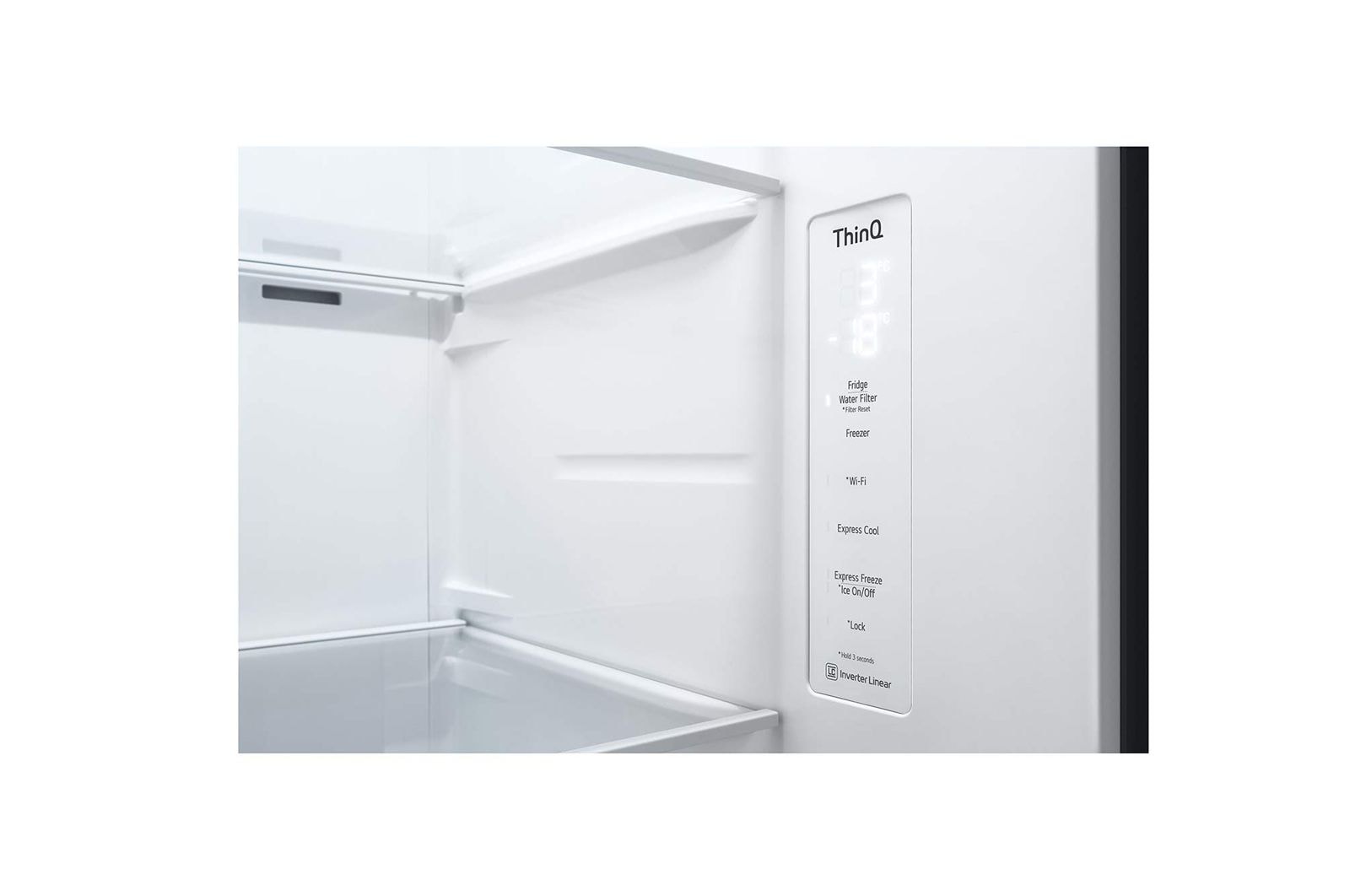 LG Americká chladnička LG | D | 635 l | Lineární kompresor | DoorCooling+, GSLV70PZTD