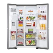 LG Americká chladnička LG | D | 635 l | Lineární kompresor | DoorCooling+, GSLV70PZTD