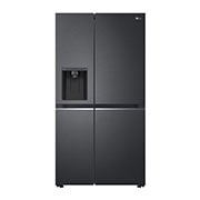 LG Americká chladnička LG | D | 635 l | Lineární kompresor | DoorCooling+, Front View, GSLV71MCTD