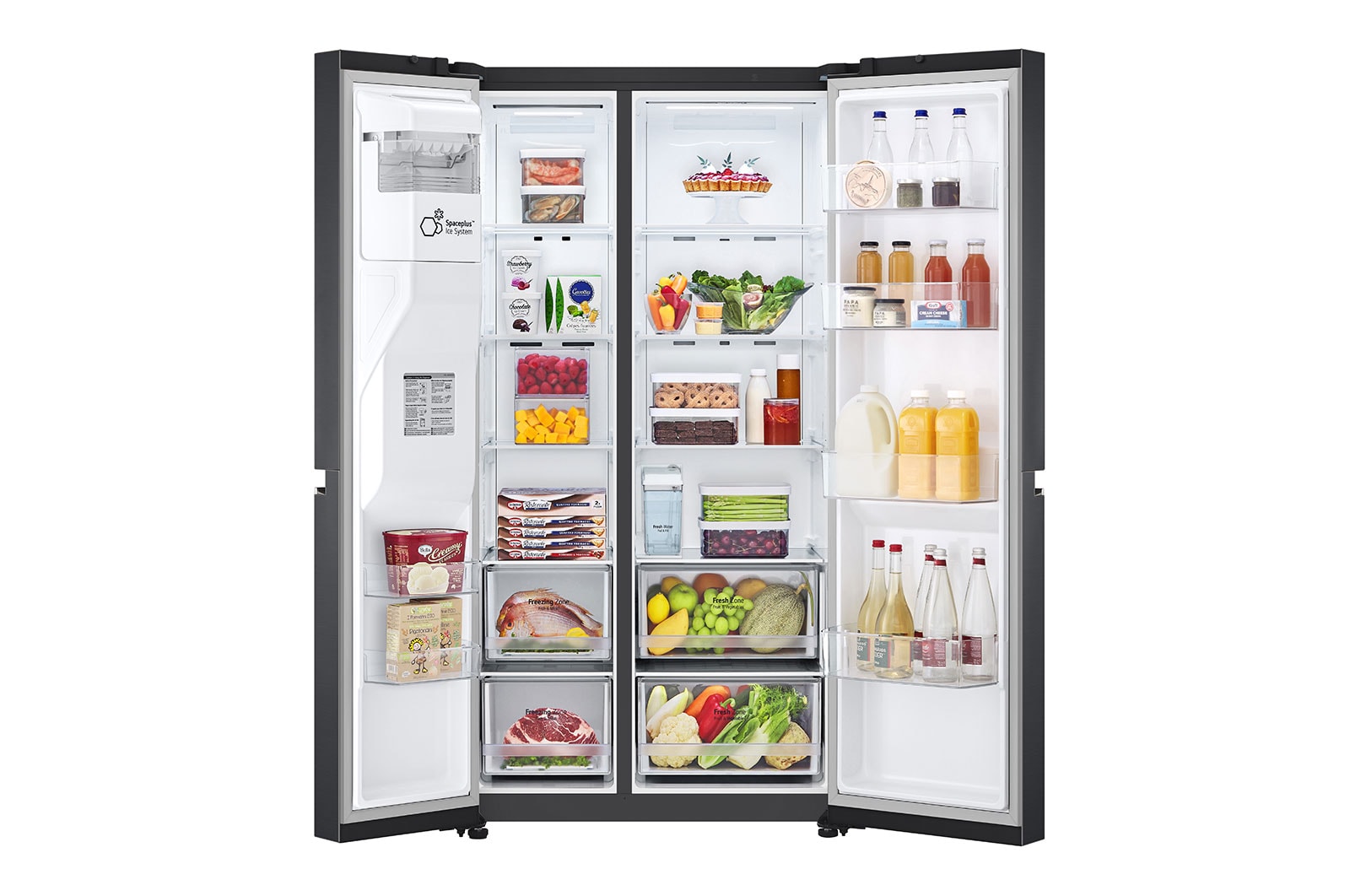 LG Americká chladnička LG | D | 635 l | Lineární kompresor | DoorCooling+, GSLV71MCTD