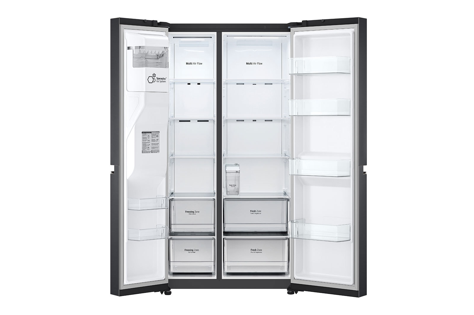 LG Americká chladnička LG | D | 635 l | Lineární kompresor | DoorCooling+, GSLV71MCTD