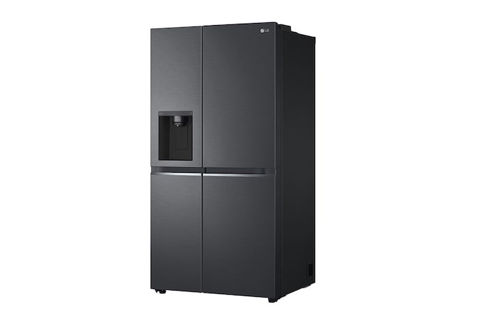 LG Americká chladnička LG | D | 635 l | Lineární kompresor | DoorCooling+|Černá/šedá, GSLV71MCTD