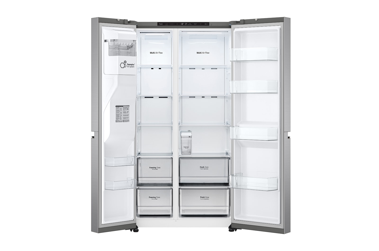 LG Americká chladnička LG | C | 635 l | Lineární kompresor | DoorCooling+, GSLV71PZRC