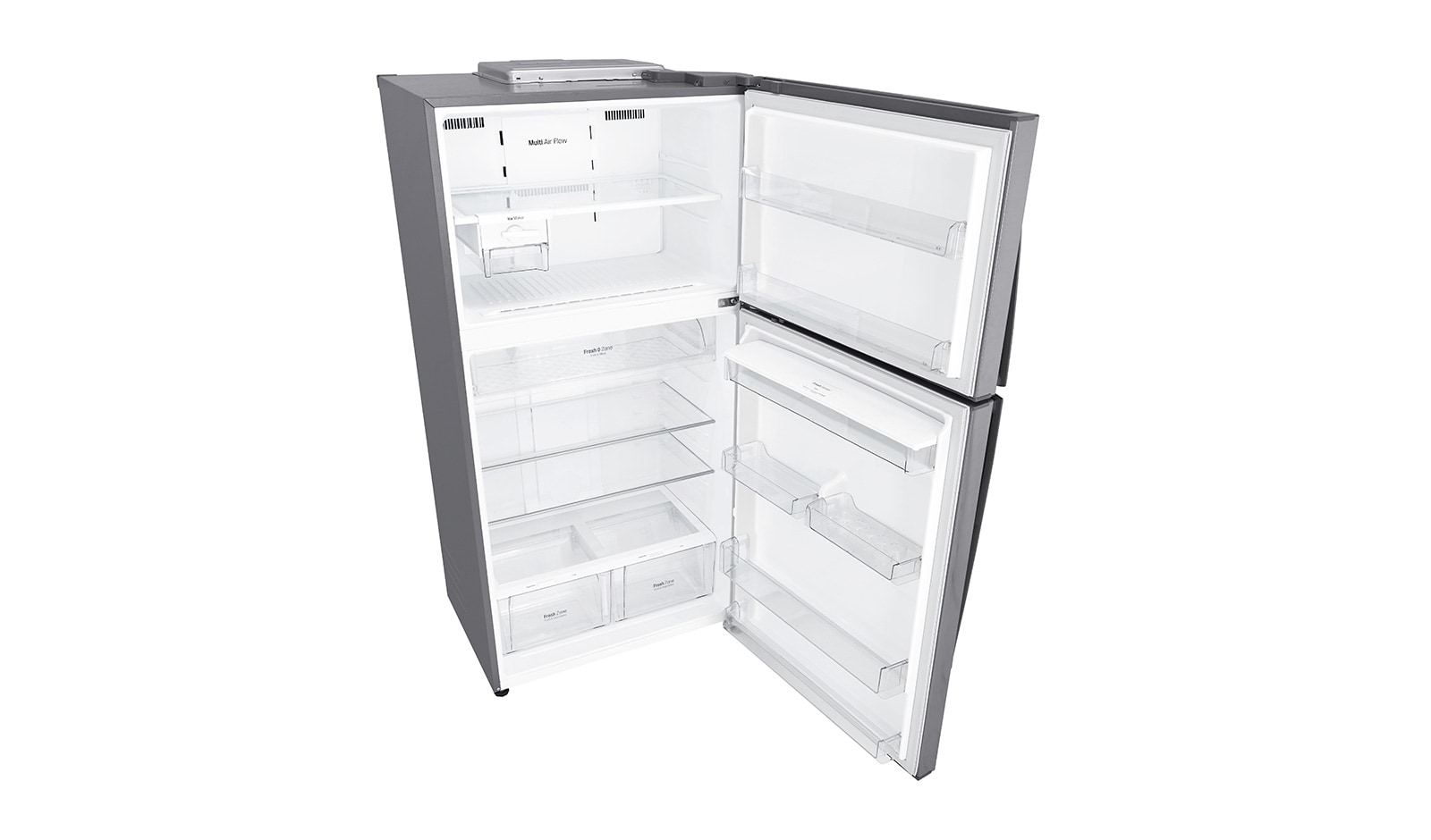 LG Hrubý objem 630 l | 330 kWh/rok | LG Lineární invertorový kompresor | LG Total No Frost | Multi-Air Flow™ | Vnější LED displej | ThinQ™ + WiFi, GTF916PZPZD