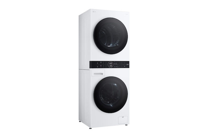 LG WashTower | 12 / 10 kg |1400 ot./min | AI DD™ | TurboWash™360°|Bílá, WT1210WWF