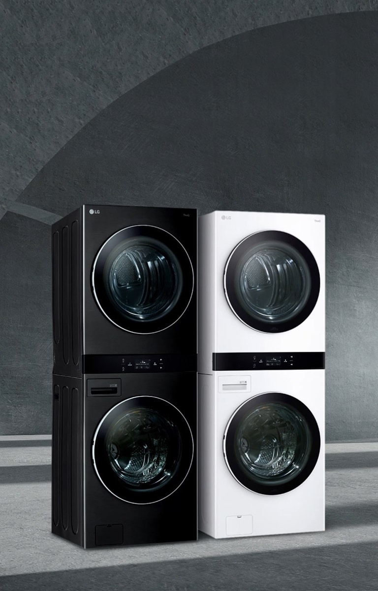 Obrázek pračky a sušičky LG WashTower™.