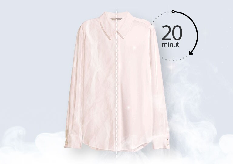 Zbavuje pachů a snižuje pomačkání během 20 minut1