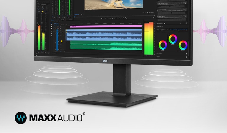 Tento monitor podporuje vestavěné reproduktory s technologií MaxxAudio®.