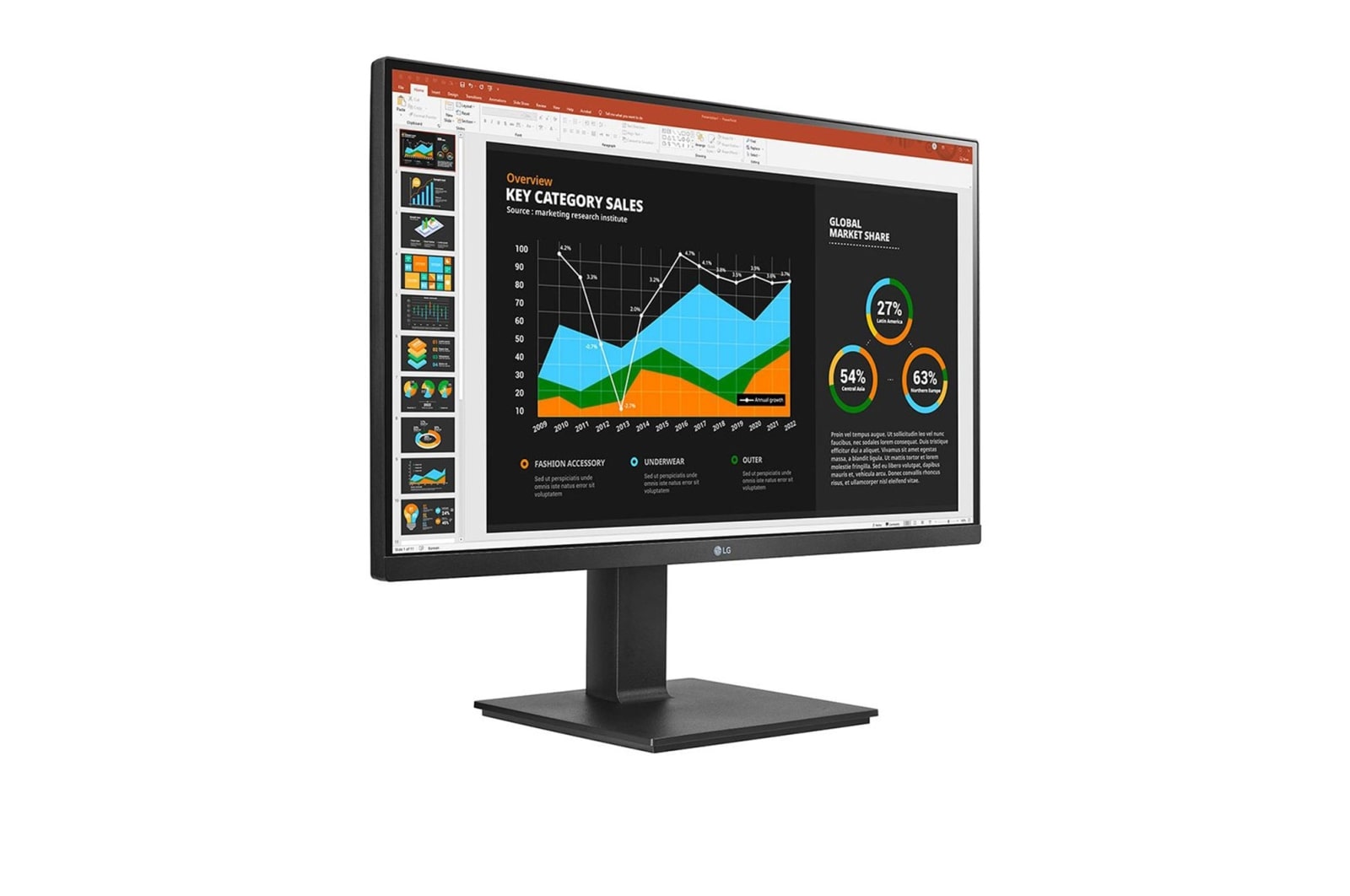 LG Monitor IPS s úhlopříčkou 27", rozlišením QHD (2560x1440) a rozhraním USB typu C™, 27BQ75QB-B