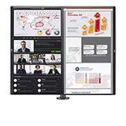 LG Monitor Ergo Dual 27", rozlišení QHD s Daisy Chain, 27QP88DP-BS