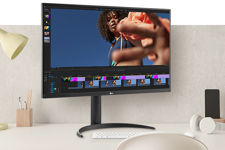 S monitorem LG UHD 4K HDR zažijete ohromující vizuální čistotu a živé barvy.