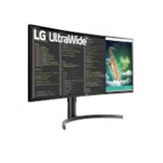 LG 35"|Zakřivený monitor |UltraWide™ QHD HDR VA, 35WN75CP-B