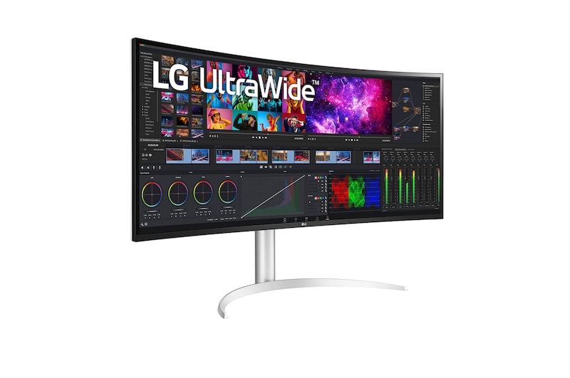 LG 39,7" zakřivený UltraWide™ 5K2K Nano IPS displej, 40WP95CP-W