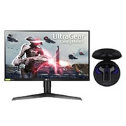 LG GAMING BALÍČEK | Monitor 27GL650F-B + TONE Free HBS-FN6, GAMEBUD65