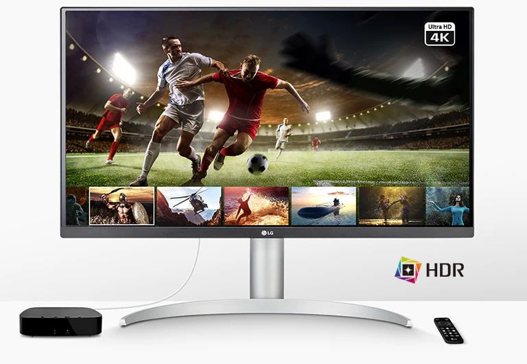 Monitor umožňující uživatelům vychutnat si obsah v rozlišení 4K a kvalitě HDR