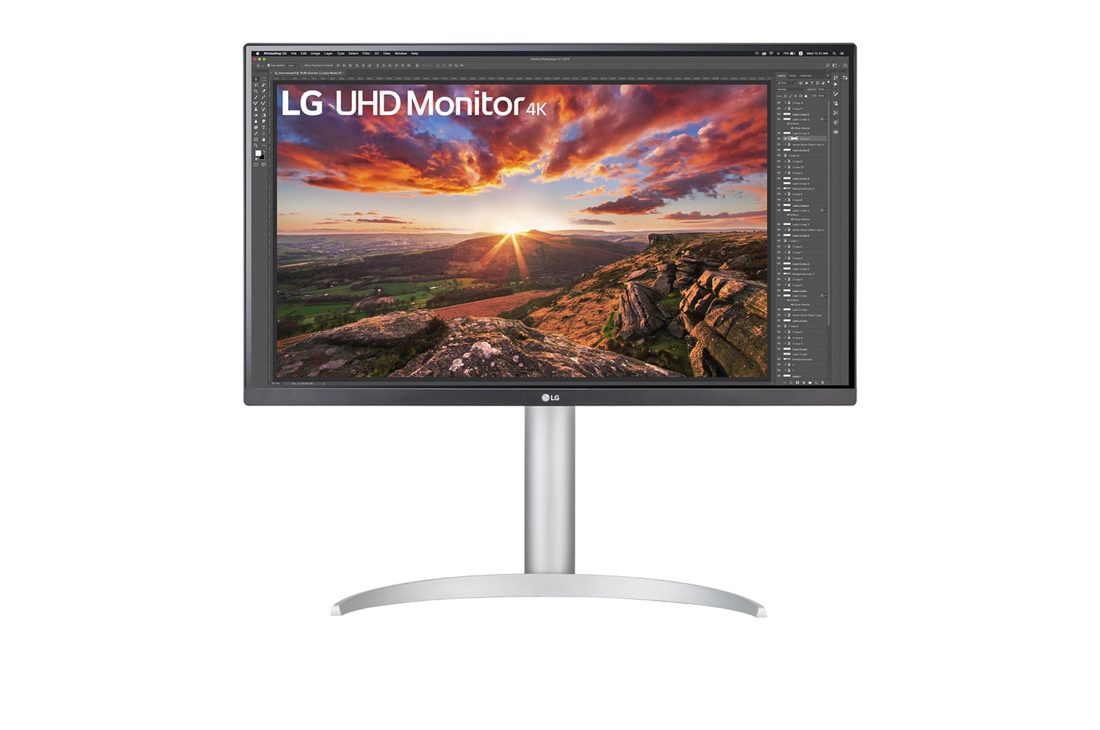 LG 27" UHD 4K IPS monitor s VESA DisplayHDR™ 400, 27UP85NP-W