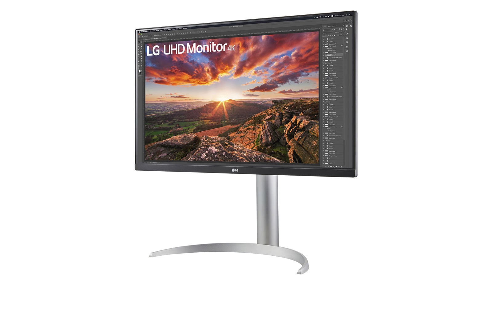 LG 27" UHD 4K IPS monitor s VESA DisplayHDR™ 400, 27UP85NP-W