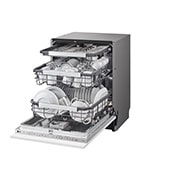 LG Vestavná parní myčka nádobí LG| A | Inverter Direct Drive™ motor | True Steam™ | LG ThinQ™, DB475TXS