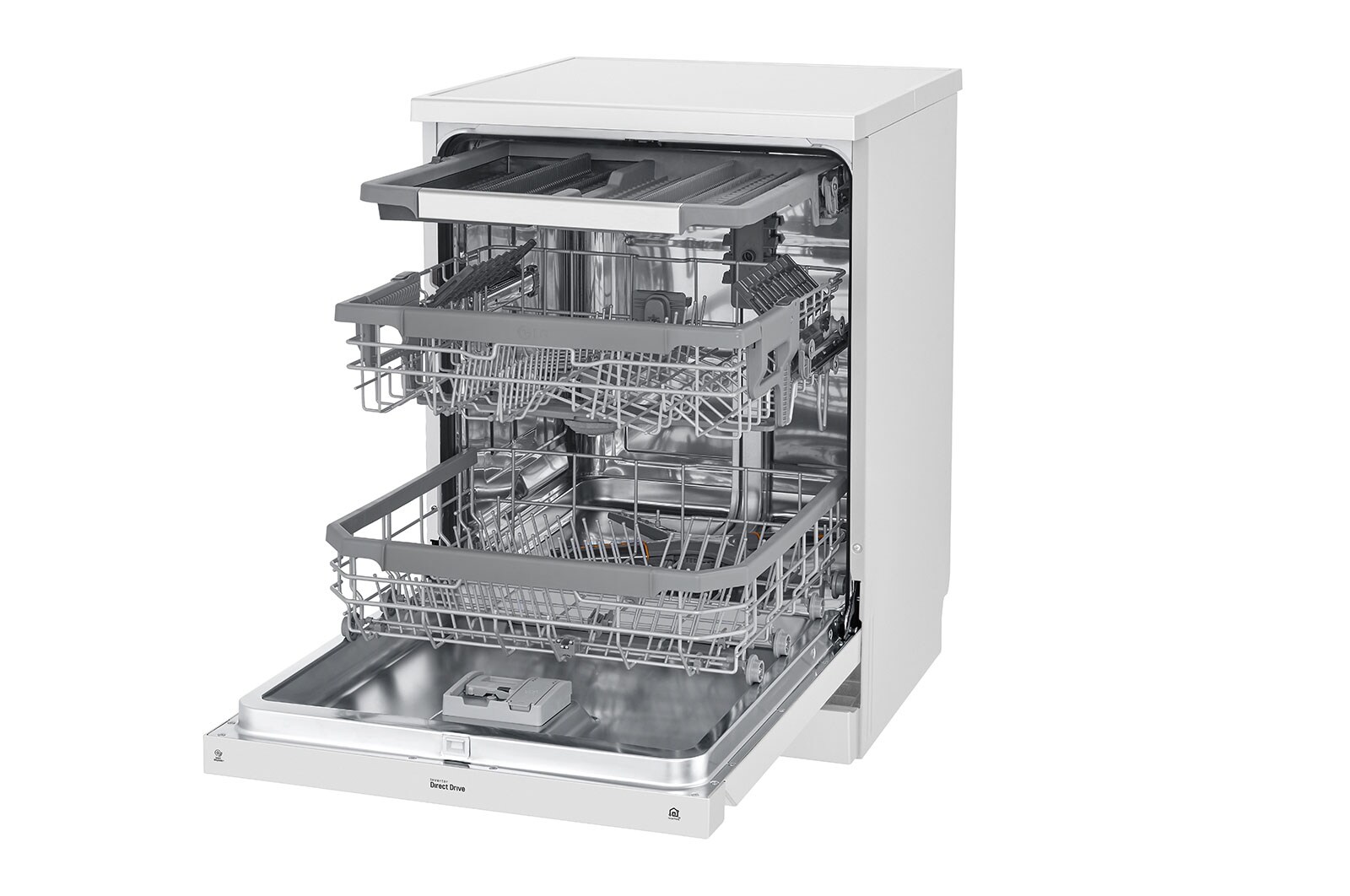 LG Myčka nádobí | Invertorový motor | Energetická třída A++ | Kapacita 14 sad nádobí | QuadWash™ | EasyRack+™ | ThinQ™ + WiFi | Aqua Lock, DF215FW
