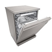 LG Volně stojící parní myčka nádobí LG| B | 14 sad nádobí QuadWash™ | Platinová stříbrná, DF365FPS